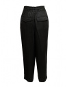Zucca matt black trousers with pleats shop online womens trousers