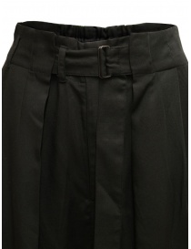 Zucca matt black trousers with pleats price