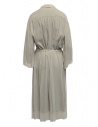 Zucca long veiled dress in fog grey shop online womens dresses