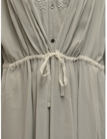 Zucca long veiled dress in fog grey womens dresses buy online