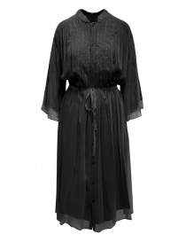 Zucca vestito lungo velato nero online