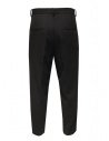 Zucca unisex black wool trousers shop online womens trousers