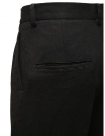 Zucca unisex black wool trousers womens trousers buy online