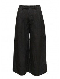 Zucca black palazzo cropped pants ZU09FF267 26 BLACK order online