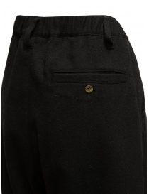 Plantation wide black wool trousers price