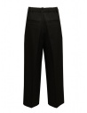 Zucca wide trousers with pleats in black shop online womens trousers