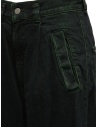 Zucca jeans a palazzo con bordo sfrangiato verdi ZU09FF012 10 GREEN acquista online