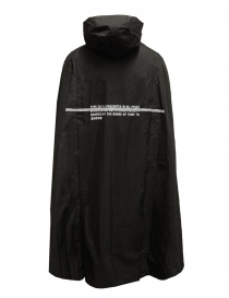 Zucca black waterproof poncho buy online