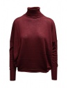 Ma'ry'ya burgundy cashmere and merino wool turtleneck buy online YFK073 6BORDEAUX