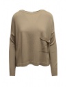 Ma'ry'ya boxy sweater in walnut merino wool buy online YFK044 5NOCE