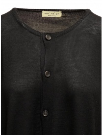 Ma'ry'ya black wool sweater with buttons