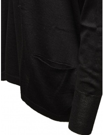 Ma'ry'ya black wool sweater with buttons womens knitwear buy online