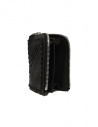 Guidi W7_RC coin purse in black embroidered leather shop online wallets