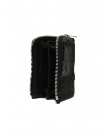 Guidi W7_RC coin purse in black embroidered leather price