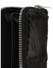 Guidi W7_RC coin purse in black embroidered leather wallets price