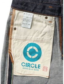 Japan Blue Jeans pantalone jeans dritto J366 Circle blu scuro