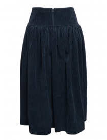 Sara Lanzi blue corduroy skirt