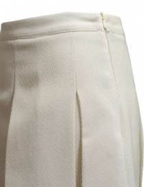 Sara Lanzi white pleated A-line skirt womens skirts price