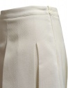 Sara Lanzi white pleated A-line skirt price 03C.01 MILK shop online