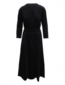 Abiti donna online: Sara Lanzi vestito a tunica in velluto a costine nero