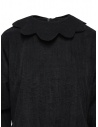 Sara Lanzi abito in velluto nero con colletto a fiore 03E.09 BLACK prezzo
