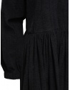 Sara Lanzi abito in velluto nero con colletto a fiore 03E.09 BLACK acquista online