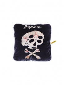 Kapital bomber-pillow with embroidered skull