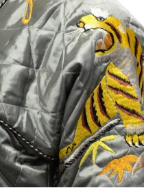 Kapital bomber jacket - pillow khaki with embroidered tiger mens jackets buy online