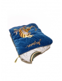 Kapital bomber-pillow with embroidered tiger