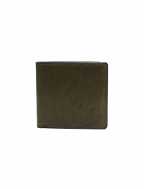 Wallets online: Kapital Rain Smile khaki leather wallet