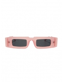 Kuboraum X5 occhiali da sole rettangolari rosa X5 48-28 PKL 2grey