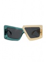 Kuboraum X10 occhiali da sole oversize verdi/arancioni acquista online X10 99-01 AO 2grey