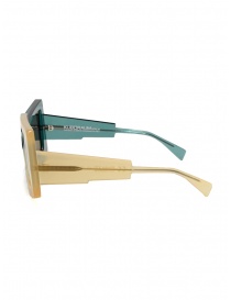 Kuboraum X10 occhiali da sole oversize verdi/arancioni prezzo
