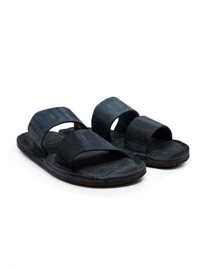Trippen Kismet slipper sandal in black KISMET BLACK-LEA R8 BLK womens shoes online shopping