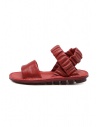 Trippen Synchron red sandals with elasticated straps shop online womens shoes