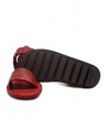 Trippen Synchron red sandals with elasticated straps price SYNCHRON RED-SAT RED-WAW SK BRW shop online