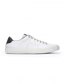 Leather Crown LC06 white and dark military green sneakers buy online