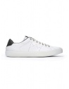 Leather Crown LC06 white and dark military green sneakers shop online mens shoes