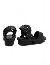 Trippen Synchron black leather sandals with elasticated straps SYNCHRON BLK-SAT BLK-WAW TC BLK buy online