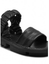 Trippen Synchron black leather sandals with elasticated straps SYNCHRON BLK-SAT BLK-WAW TC BLK price