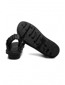 Trippen Synchron black leather sandals with elasticated straps womens shoes price
