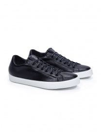 Leather Crown PURE low sneakers in black leather online