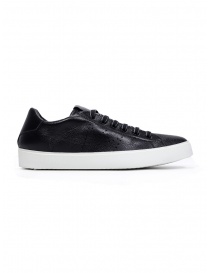 Leather Crown PURE low sneakers in black leather