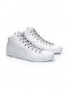 Leather Crown EARTH mid top white sneakers buy online WLC133 20114