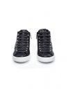 Leather Crown STUDBORN black studded mid top sneakers WLC167 20131 buy online