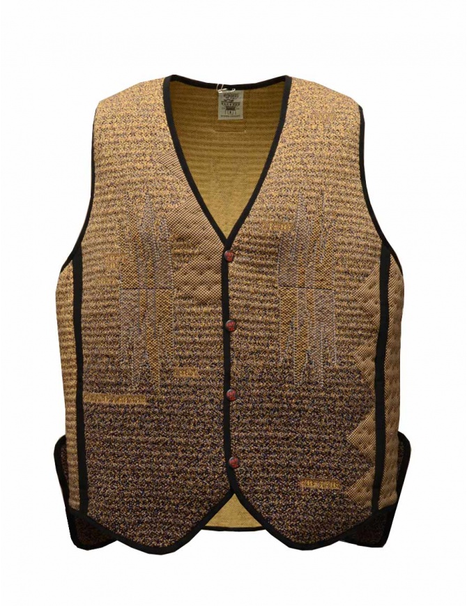 Kapital 3D Hyper Chimayo Best vest K2110SJ105 GOLD mens vests online shopping