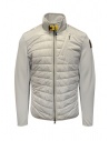 Parajumpers Jayden white lightweight down jacket with fabric sleeves buy online PMHYBWU01 JAYDEN LUNAR ROCK 778