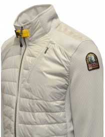 Parajumpers Jayden white lightweight down jacket with fabric sleeves