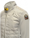 Parajumpers Jayden white lightweight down jacket with fabric sleeves shop online mens jackets