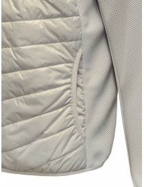 Parajumpers Jayden white lightweight down jacket with fabric sleeves mens jackets price
